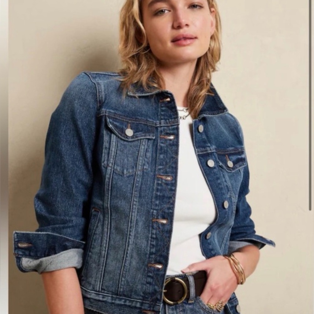 Banana Republic Classic Blue Jean Jacket